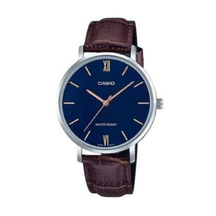 Casio General LTP-VT01L-2B Brown Leather Band Women Watch
